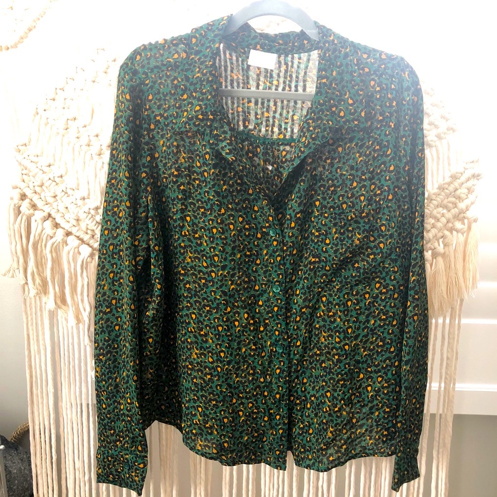 Abound collared long sleeve shirt